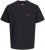 Jack & Jones Retiro Crew Neck T-Shirt Black - Μακό μπλουζάκια - Aνδρικά μπλουζεσ μεγάλα μεγέθη