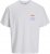 Jack & Jones Compact Crew Neck T-Shirt White - Μακό μπλουζάκια - Aνδρικά μπλουζεσ μεγάλα μεγέθη