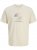 Jack & Jones Calma Crew Neck T-Shirt Sweet Corn - Μακό μπλουζάκια - Aνδρικά μπλουζεσ μεγάλα μεγέθη