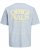 Jack & Jones Tavira Type Crew Neck T-Shirt Skyway - Μακό μπλουζάκια - Aνδρικά μπλουζεσ μεγάλα μεγέθη