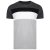 Kam Jeans 5231 Cut and Sew T-shirt Grey - Μακό μπλουζάκια - Aνδρικά μπλουζεσ μεγάλα μεγέθη