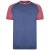 Kam Jeans 5314 Twin pack T-shirts Black/Navy - Μακό μπλουζάκια - Aνδρικά μπλουζεσ μεγάλα μεγέθη