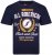 Kam Jeans 5329 Twin pack T-shirt Charcoal/Navy - Μακό μπλουζάκια - Aνδρικά μπλουζεσ μεγάλα μεγέθη
