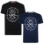 Kam Jeans 5331 Twin pack California Tee - Μακό μπλουζάκια - Aνδρικά μπλουζεσ μεγάλα μεγέθη