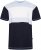 Kam Jeans 5780 Cut And Sew Panel T-Shirt Navy - Μακό μπλουζάκια - Aνδρικά μπλουζεσ μεγάλα μεγέθη
