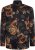 Kam Jeans 6057 LS Dragon Print Shirt Black - Πουκάμισα - Aνδρικά πουκαμισα μεγαλα μεγάλα μεγέθη