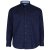 Kam Jeans 6158 Long Sleeve Dobby Embroidery Shirt Navy - Πουκάμισα - Aνδρικά πουκαμισα μεγαλα μεγάλα μεγέθη