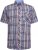Kam Jeans 6313 Casual Check Short Sleeve Shirt Grey - Πουκάμισα - Aνδρικά πουκαμισα μεγαλα μεγάλα μεγέθη