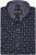 Kam Jeans 6325 Dobby Print Short Sleeve Shirt Black - Πουκάμισα - Aνδρικά πουκαμισα μεγαλα μεγάλα μεγέθη