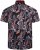 Kam Jeans 6330 AOP Floral Print Short Sleeve Shirt Navy - Πουκάμισα - Aνδρικά πουκαμισα μεγαλα μεγάλα μεγέθη