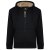 Kam Jeans 709 Sherpa Lined Hoodie Black - φούτερ/Φούτερ με κουκούλα - φούτερ/Φούτερ με κουκούλα ανδρικά μεγάλα μεγέθη 