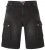 Kam Jeans Ivan Cargo Shorts Black - Σορτς - Aνδρικεσ βερμουδεσ μεγαλα μεγάλα μεγέθη