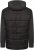 Kam Jeans KV135 Quilted Zip Thru Hoody with Padded Body & Jersey Sleeves Black TALL SIZES - ΑΝΔΡΙΚΑ ΡΟΥΧΑ MT-6XLT - Μεγέθη TALL