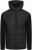 Kam Jeans KV136 Padded Body And Jersey Sleeves Hybrid Zip Thru Quilted Hoody Black TALL SIZES - ΑΝΔΡΙΚΑ ΡΟΥΧΑ MT-6XLT - Μεγέθη TALL