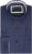 Kam Jeans P020 Premium Long sleeve Oxford Shirt Navy - Πουκάμισα - Aνδρικά πουκαμισα μεγαλα μεγάλα μεγέθη