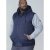 D555 Willie Hooded Quilted Jacket with Fleece sleeves - Μπουφάν - Aνδρικά μπουφαν μεγάλα μεγέθη