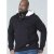 D555 Lorenzo Half zip Hoodie Black - φούτερ/Φούτερ με κουκούλα - φούτερ/Φούτερ με κουκούλα ανδρικά μεγάλα μεγέθη