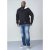 D555 Lorenzo Half zip Hoodie Black - φούτερ/Φούτερ με κουκούλα - φούτερ/Φούτερ με κουκούλα ανδρικά μεγάλα μεγέθη