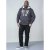 D555 Vadal Full Zip Hoodie Charcoal - φούτερ/Φούτερ με κουκούλα - φούτερ/Φούτερ με κουκούλα ανδρικά μεγάλα μεγέθη 