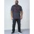 D555 Alex T-shirt Charcoal - Μακό μπλουζάκια - Aνδρικά μπλουζεσ μεγάλα μεγέθη