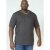 D555 Signature V-neck T-shirt Charcoal - Μακό μπλουζάκια - Aνδρικά μπλουζεσ μεγάλα μεγέθη
