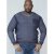 D555 Bryson Crewneck Sweater with Pocket Navy - φούτερ/Φούτερ με κουκούλα - φούτερ/Φούτερ με κουκούλα ανδρικά μεγάλα μεγέθη 