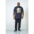 D555 Murray T-shirt Navy - Μακό μπλουζάκια - Aνδρικά μπλουζεσ μεγάλα μεγέθη