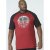 D555 Jarvis T-shirt Red - Μακό μπλουζάκια - Aνδρικά μπλουζεσ μεγάλα μεγέθη