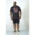 D555 Perry T-shirt Black - Μακό μπλουζάκια - Aνδρικά μπλουζεσ μεγάλα μεγέθη