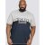 D555 Morris T-shirt Navy - Μακό μπλουζάκια - Aνδρικά μπλουζεσ μεγάλα μεγέθη