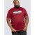 D555 Tempa T-shirt Red - Μακό μπλουζάκια - Aνδρικά μπλουζεσ μεγάλα μεγέθη
