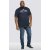 D555 Thornton Embroidery T-shirt Navy - Μακό μπλουζάκια - Aνδρικά μπλουζεσ μεγάλα μεγέθη