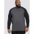 D555 Illinois Long Sleeve T-shirt Charcoal - Μακό μπλουζάκια - Aνδρικά μπλουζεσ μεγάλα μεγέθη