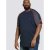 D555 Brendon T-shirt Navy - Μακό μπλουζάκια - Aνδρικά μπλουζεσ μεγάλα μεγέθη