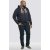 D555 Stockton Hoodie Navy - φούτερ/Φούτερ με κουκούλα - φούτερ/Φούτερ με κουκούλα ανδρικά μεγάλα μεγέθη 