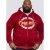 D555 Rylan Hoodie Red - φούτερ/Φούτερ με κουκούλα - φούτερ/Φούτερ με κουκούλα ανδρικά μεγάλα μεγέθη 