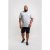 D555 Dario T-shirt Grey - Μακό μπλουζάκια - Aνδρικά μπλουζεσ μεγάλα μεγέθη
