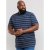 D555 Caspian T-shirt Navy - Μακό μπλουζάκια - Aνδρικά μπλουζεσ μεγάλα μεγέθη