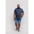 D555 Caspian T-shirt Navy - Μακό μπλουζάκια - Aνδρικά μπλουζεσ μεγάλα μεγέθη