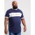 D555 Cullen T-shirt Navy - Μακό μπλουζάκια - Aνδρικά μπλουζεσ μεγάλα μεγέθη