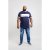 D555 Cullen T-shirt Navy - Μακό μπλουζάκια - Aνδρικά μπλουζεσ μεγάλα μεγέθη