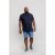 D555 Bates T-shirt Navy - Μακό μπλουζάκια - Aνδρικά μπλουζεσ μεγάλα μεγέθη