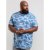 D555 Seymour T-shirt Blue - Μακό μπλουζάκια - Aνδρικά μπλουζεσ μεγάλα μεγέθη