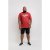 D555 Shelton T-shirt Red - Μακό μπλουζάκια - Aνδρικά μπλουζεσ μεγάλα μεγέθη