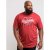D555 Shelton T-shirt Red - Μακό μπλουζάκια - Aνδρικά μπλουζεσ μεγάλα μεγέθη