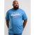 D555 Shelton T-shirt Blue - Μακό μπλουζάκια - Aνδρικά μπλουζεσ μεγάλα μεγέθη