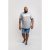 D555 Finn T-shirt Grey - Μακό μπλουζάκια - Aνδρικά μπλουζεσ μεγάλα μεγέθη