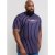 D555 Davis T-shirt Navy - Μακό μπλουζάκια - Aνδρικά μπλουζεσ μεγάλα μεγέθη