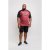 D555 Evans T-shirt Burgundy - Μακό μπλουζάκια - Aνδρικά μπλουζεσ μεγάλα μεγέθη