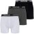 Lavecchia 1020 Boxershorts 3-pack Black/Charcoal/White - Εσώρουχα/Μαγιό - Aνδρικά Εσώρουχα μεγάλα μεγέθη